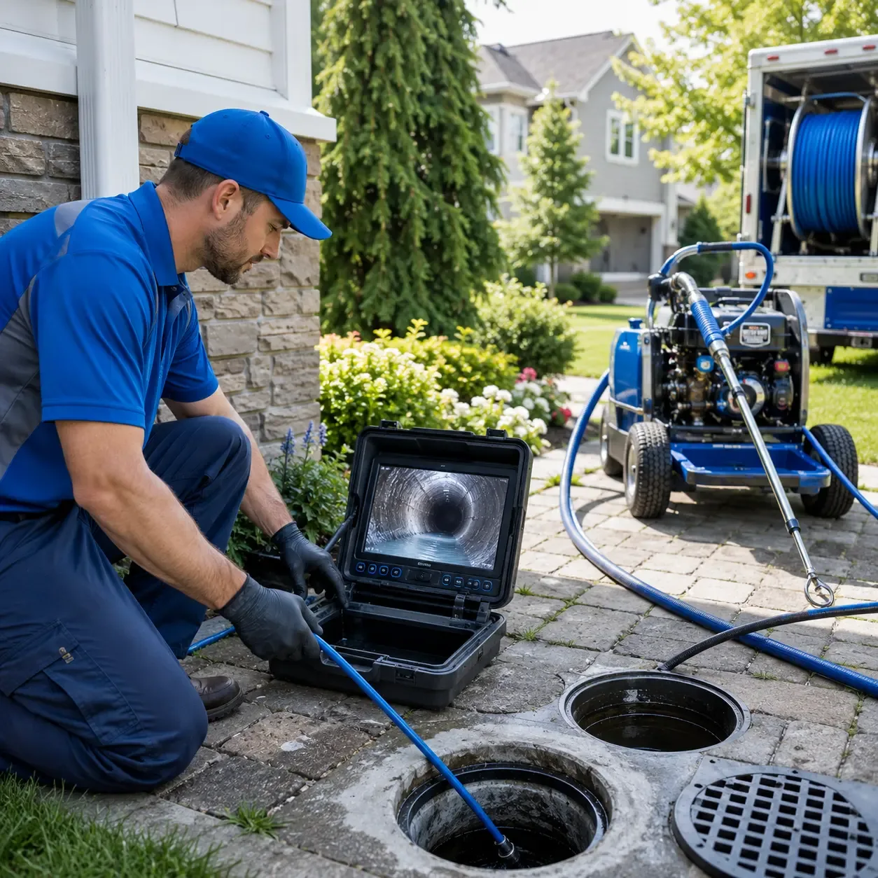 Outdoor drain cleaning professionals serving Rogersville, PA